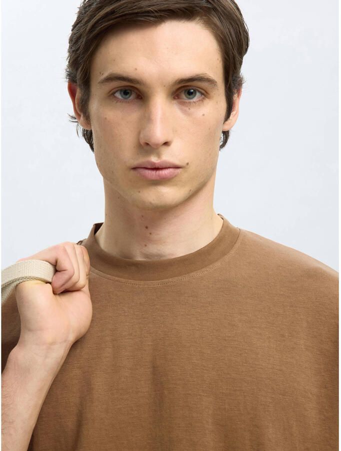Selected Homme Oversized T-shirt van katoenmix model 'OSCAR' - Foto 2