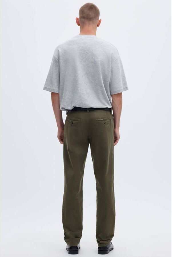 Selected Homme Slim fit chino met ceintuurlussen model 'NEW Miles' - Foto 2