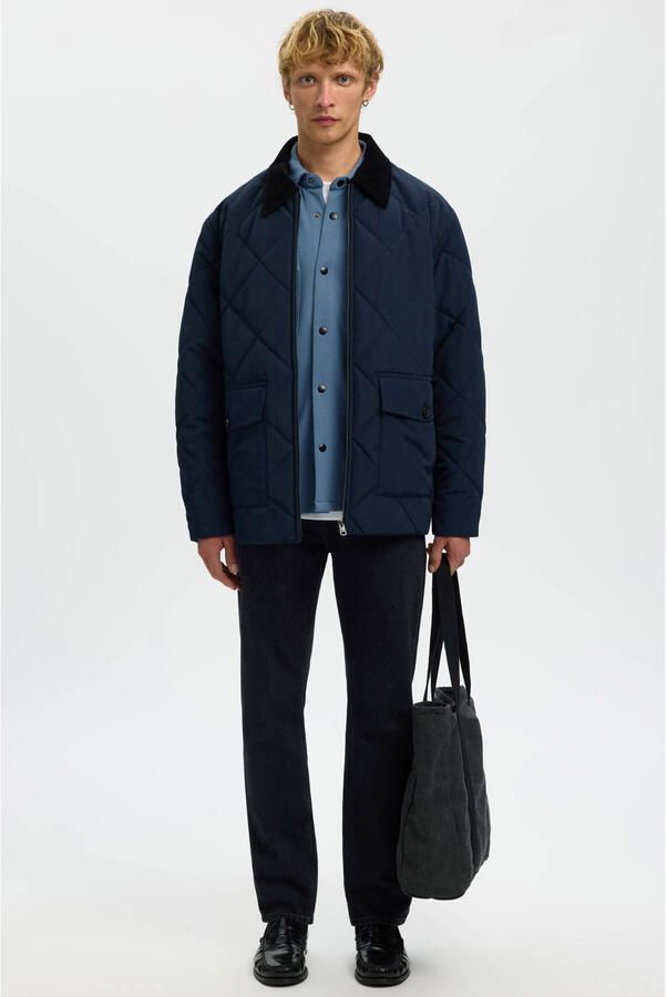 Selected overshirt blauw - Foto 2
