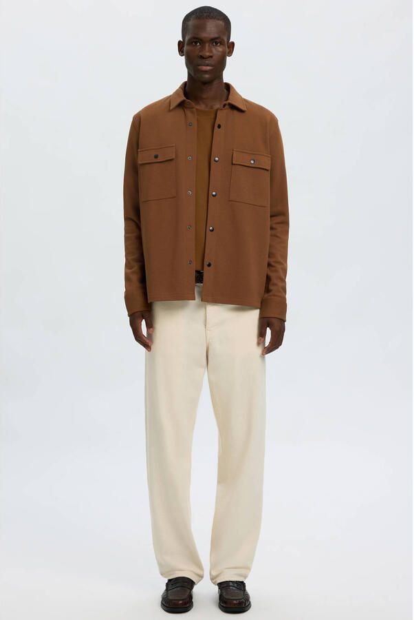 Selected Homme relaxed fit vrijetijdsoverhemd van katoenmix model 'JACKIE' - Foto 3