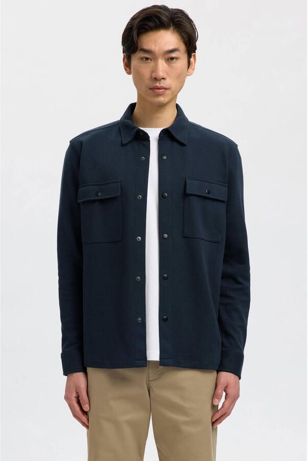 Selected Homme Klassieke Overhemdjasje voor Heren Blue Heren
