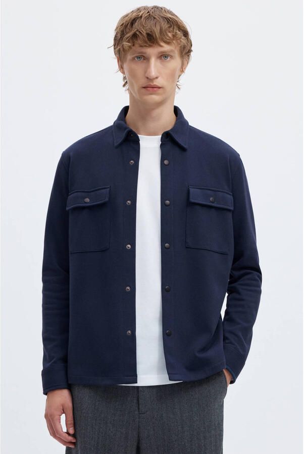 Selected Homme Klassieke Overhemdjasje voor Heren Blue Heren - Foto 3