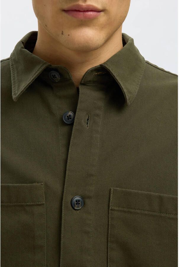 Selected Homme Regular fit overhemdjack van puur katoen model 'TRAVIS' - Foto 2
