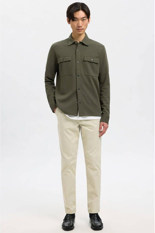 Selected overshirt donkergroen - Foto 3