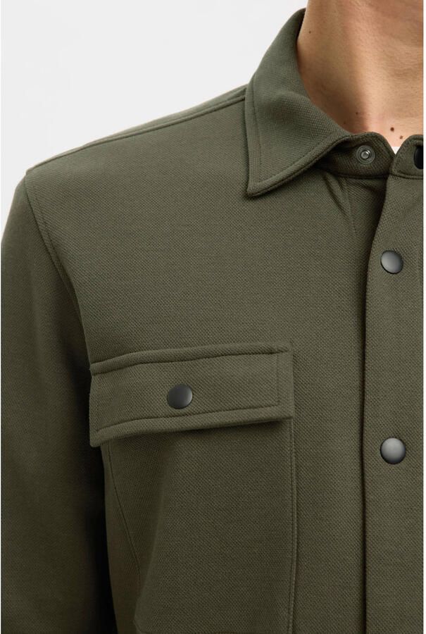 Selected overshirt donkergroen - Foto 2