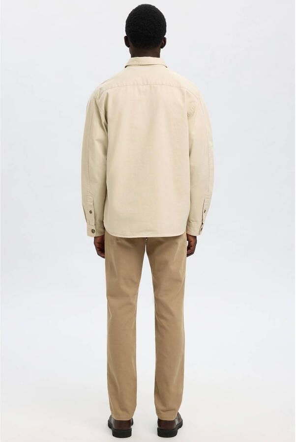 Selected Homme Regular fit overhemdjack van puur katoen model 'TRAVIS' - Foto 7