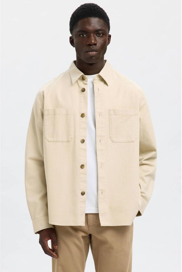 Selected Homme Regular fit overhemdjack van puur katoen model 'TRAVIS' - Foto 5