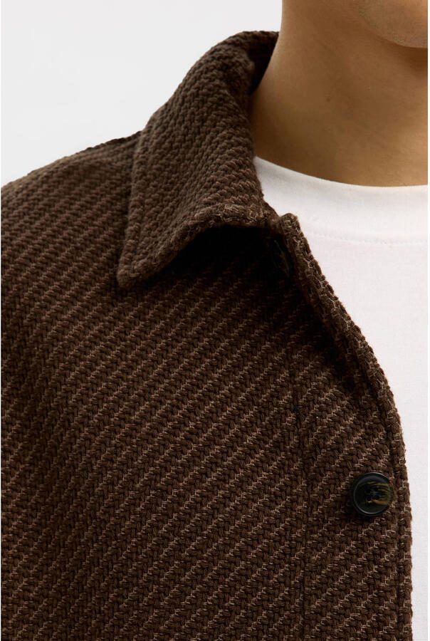 Selected Homme Regular fit overhemdjack van puur biologische katoenmix model 'REGFRED' - Foto 2
