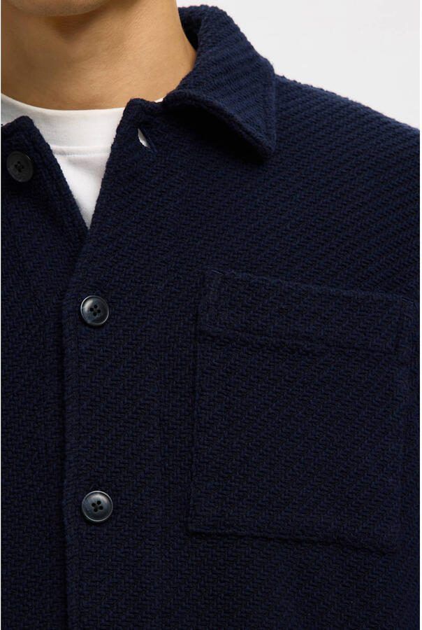 Selected Homme Regular fit overhemdjack van puur biologische katoenmix model 'REGFRED' - Foto 2