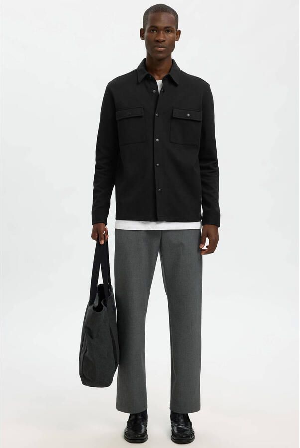 Selected Homme Klassieke Overhemdjasje voor Heren Black Heren - Foto 2