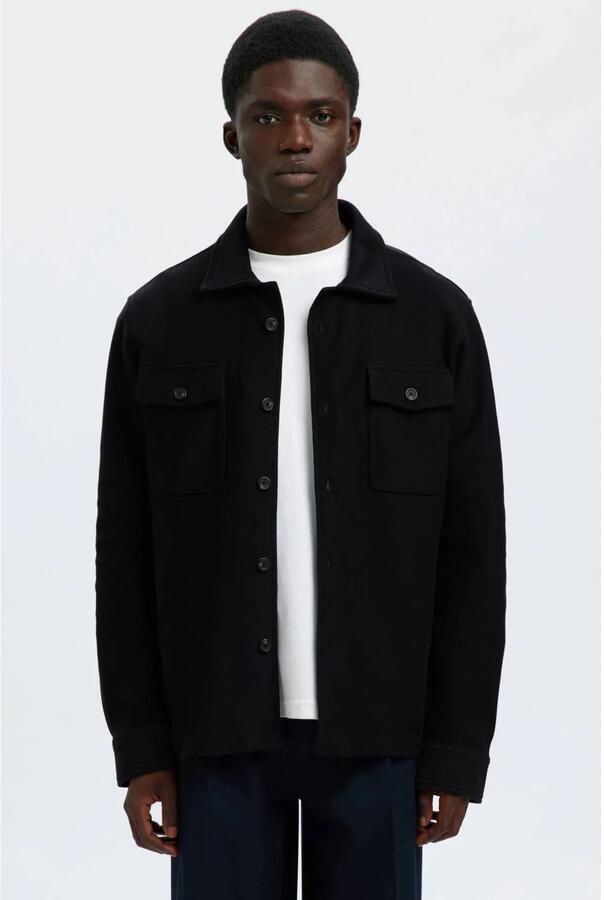 Selected Homme Regular fit overhemdjack van puur biologisch katoen model 'OLIVER' - Foto 2