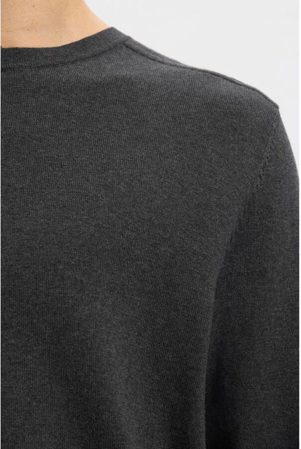 Selected Homme Regular fit gebreide pullover van puur katoen model 'BERG' - Foto 6