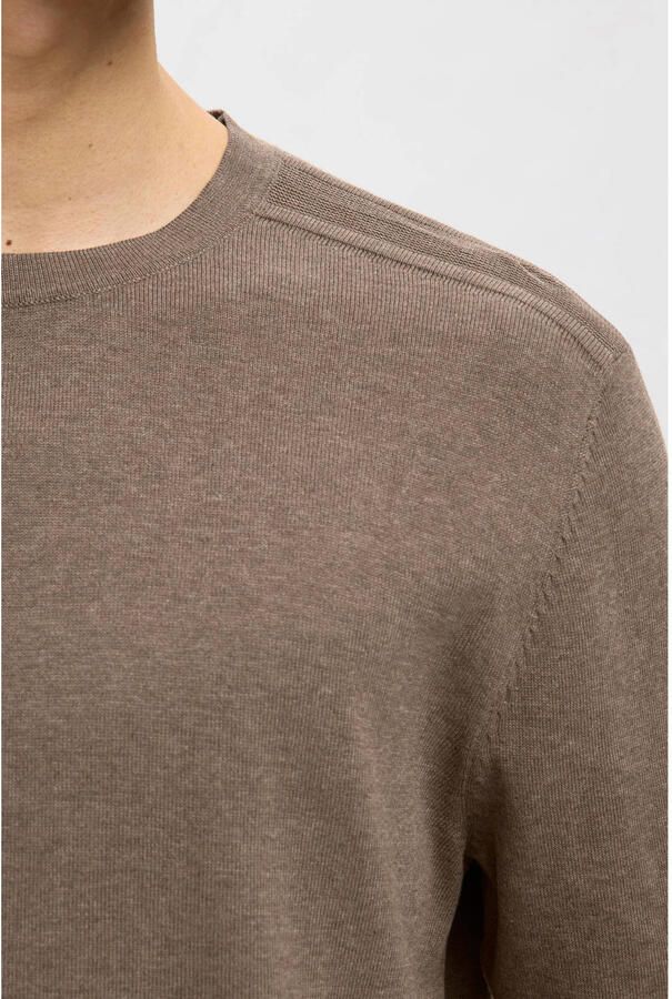 Selected Homme Regular fit gebreide pullover van puur katoen model 'BERG' - Foto 6