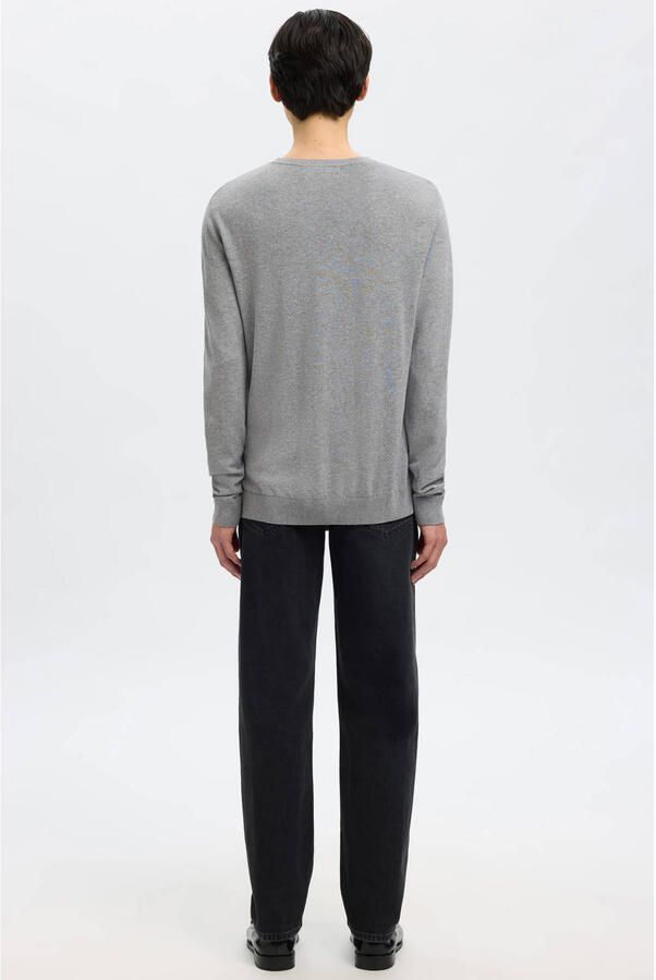 Selected Regular fit gebreide pullover van puur katoen model 'BERG' - Foto 3