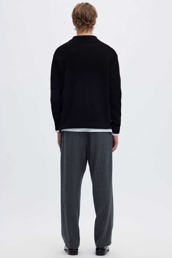Selected Homme Relaxed fit gebreide pullover van viscosemix model 'TELLER' - Foto 2