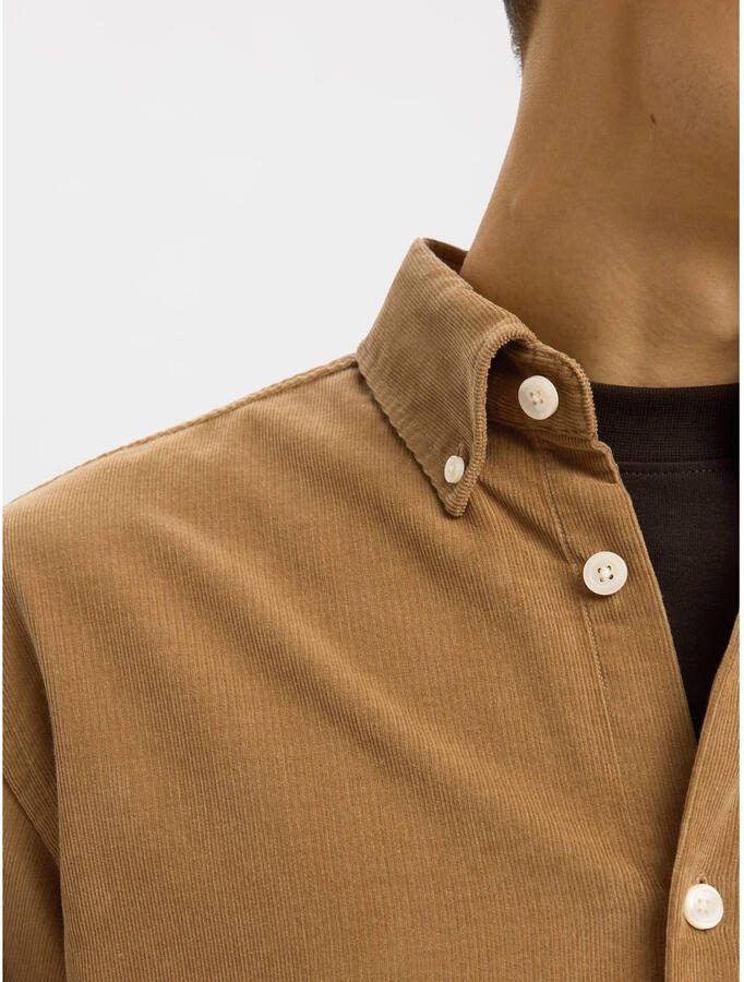 Selected Homme Regular fit ribcordoverhemd van puur katoen model 'DANNI' - Foto 2