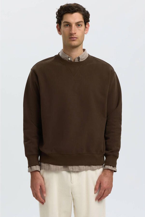 Selected regular fit sweater delicioso