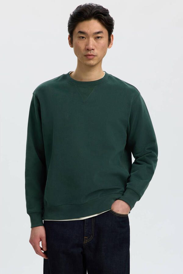 Selected regular fit sweater pine grove