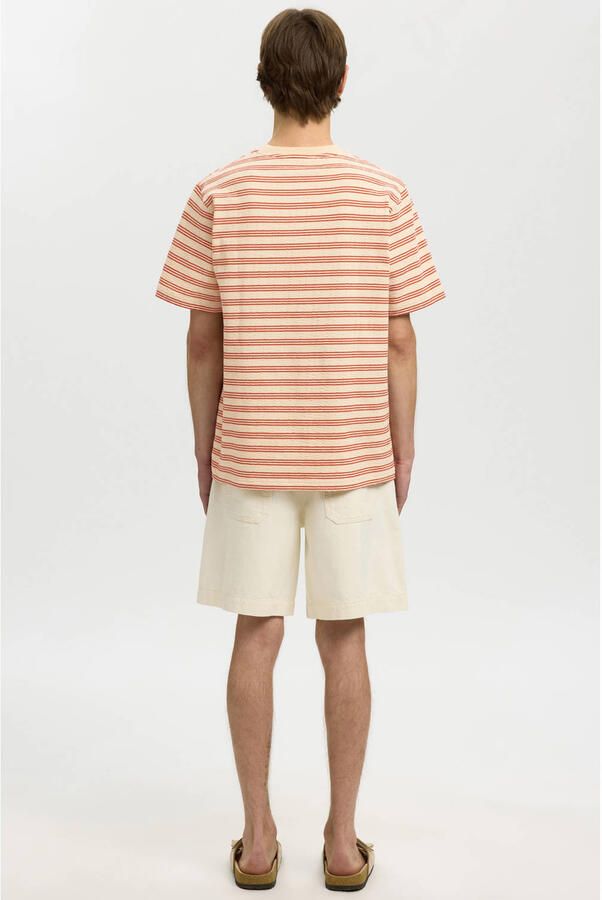 Selected Homme regular fit T-shirt van katoenmix model 'ELI' - Foto 2