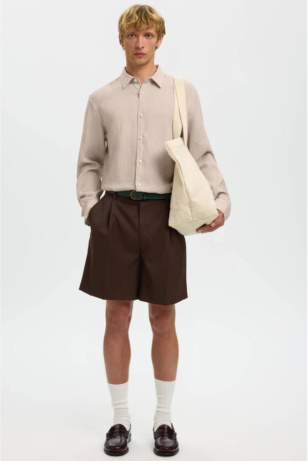Selected Homme regular fit vrijetijdshemd van puur linnen model 'REGKYLIAN' - Foto 3