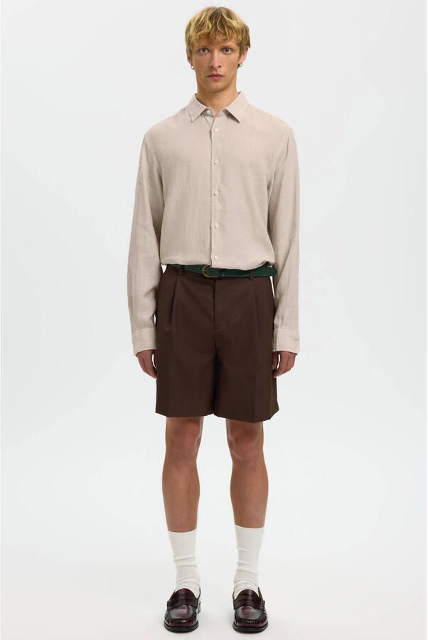 Selected Homme regular fit vrijetijdshemd van puur linnen model 'REGKYLIAN' - Foto 2