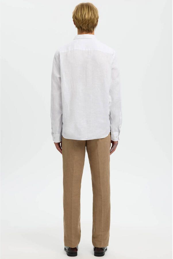 Selected Homme regular fit vrijetijdshemd van puur linnen model 'REGKYLIAN' - Foto 2