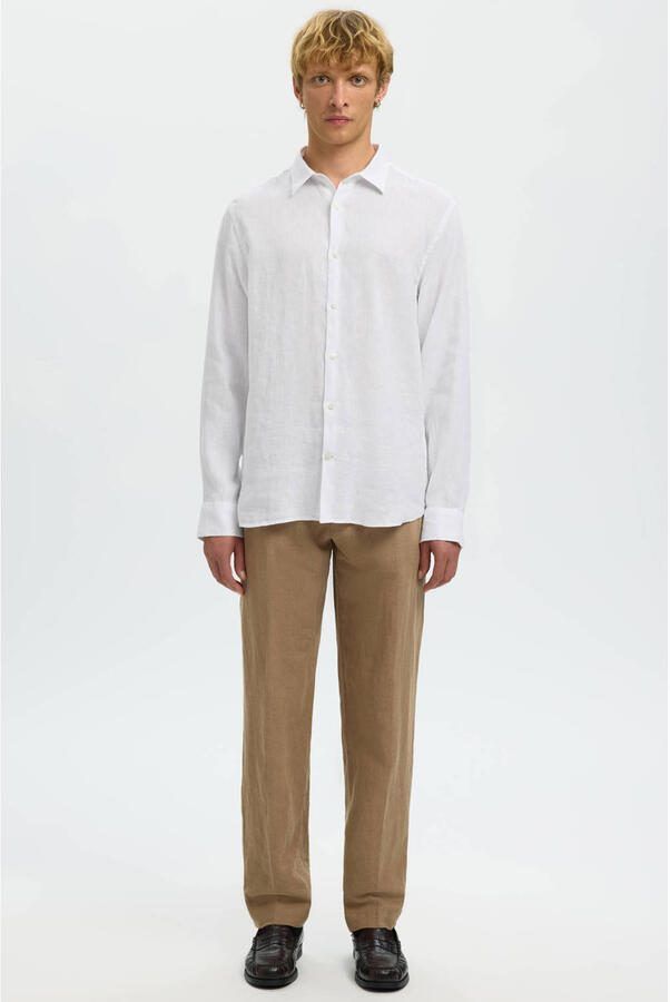 Selected Homme regular fit vrijetijdshemd van puur linnen model 'REGKYLIAN' - Foto 3