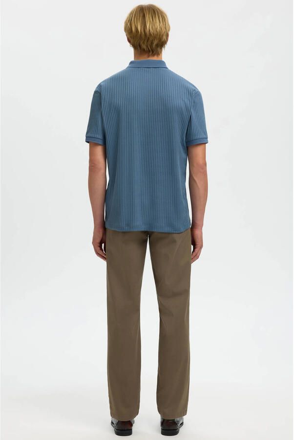 Selected Homme Regular fit Poloshirt met katoen Model 'FAVE' - Foto 3