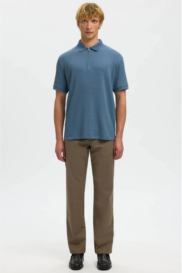 Selected Homme Regular fit Poloshirt met katoen Model 'FAVE' - Foto 2
