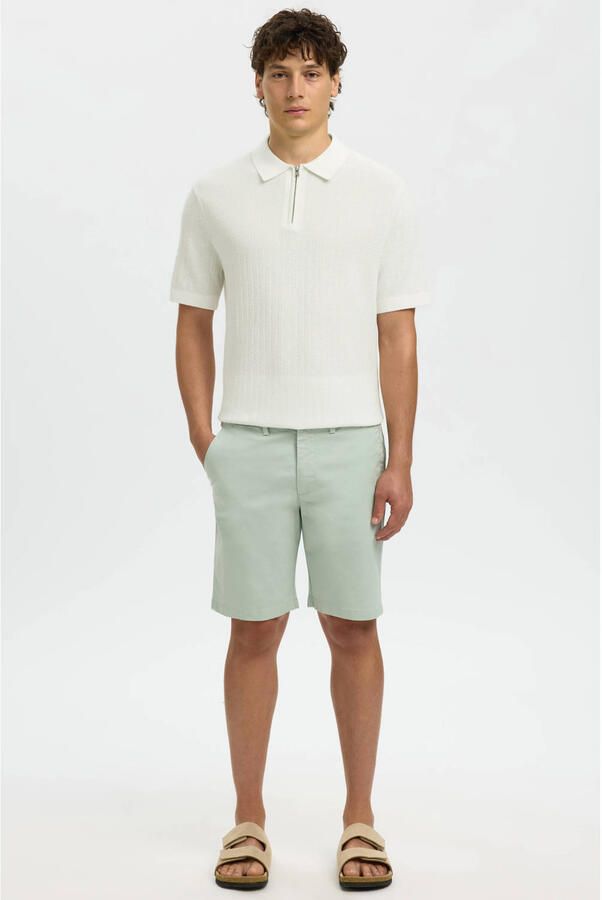 Selected Homme Regular fit poloshirt van puur biologisch katoen model 'CRAN' - Foto 3