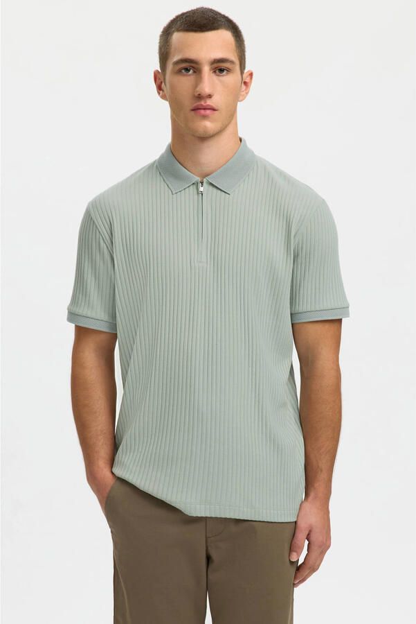 Selected Homme Regular fit Poloshirt met katoen Model 'FAVE'