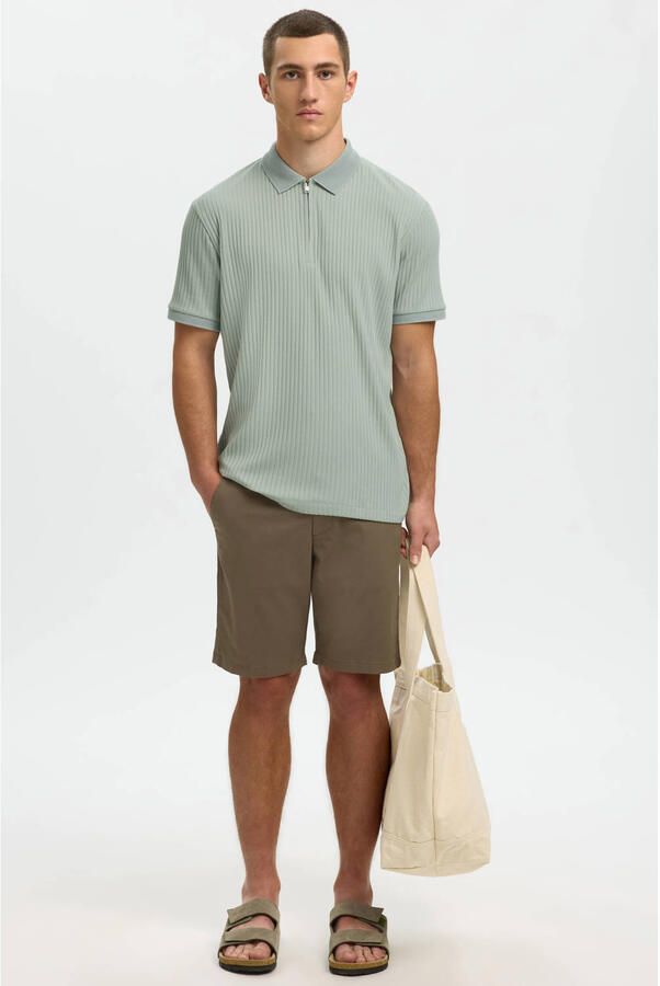Selected Homme Regular fit Poloshirt met katoen Model 'FAVE' - Foto 2