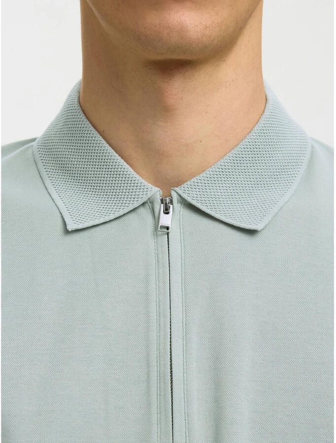 Selected Homme regular fit poloshirt van mix van biologisch katoen model 'FAVE' - Foto 2