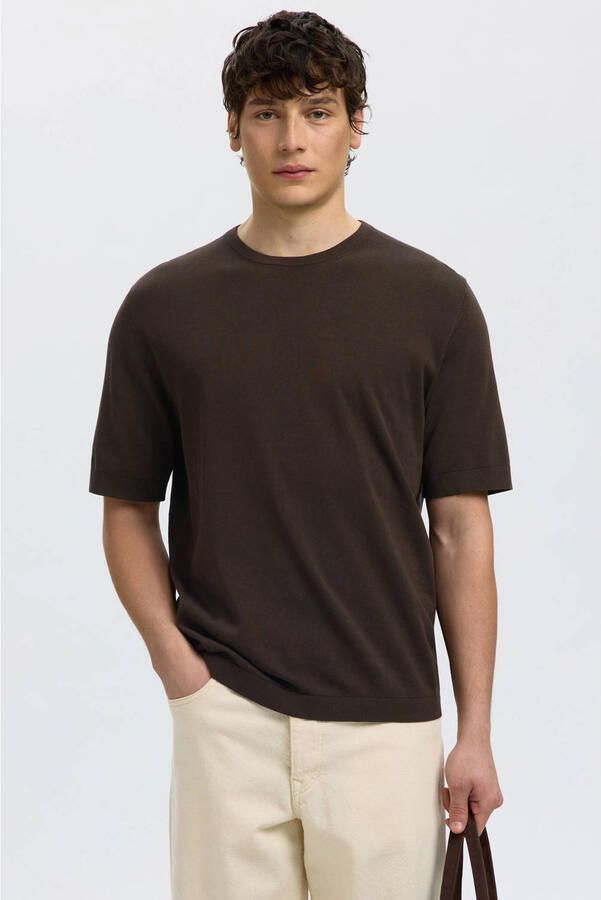 Selected Homme regular fit T-shirt van pure biologisch katoen model 'TORINO' - Foto 5
