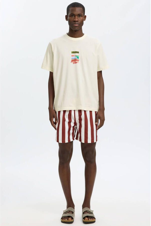 Selected Homme regular fit T-shirt van puur katoen model 'ASPEN' - Foto 2
