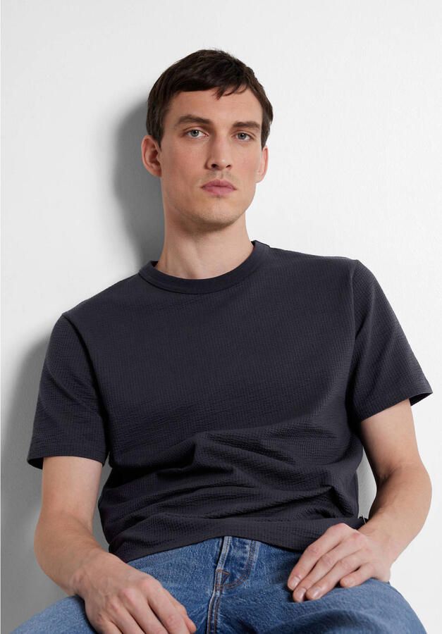 Selected Homme regular fit T-shirt van katoenmix model 'SANDER' - Foto 2