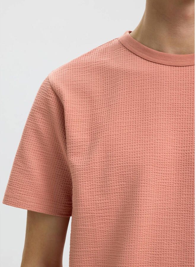 Selected Homme regular fit T-shirt van katoenmix model 'SANDER' - Foto 2