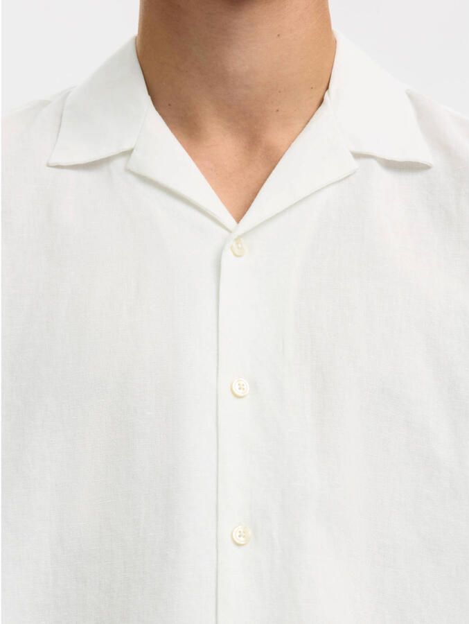 Selected Homme relaxed fit vrijetijdsoverhemd van mix van katoen en linnen model 'RLXCLAY' - Foto 2