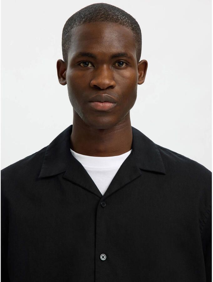 Selected Homme relaxed fit vrijetijdsoverhemd van mix van katoen en linnen model 'RLXCLAY' - Foto 2