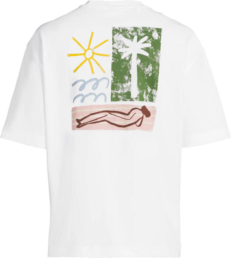 Selected Homme relaxed fit T-shirt van puur katoen model 'NORMAN' - Foto 2