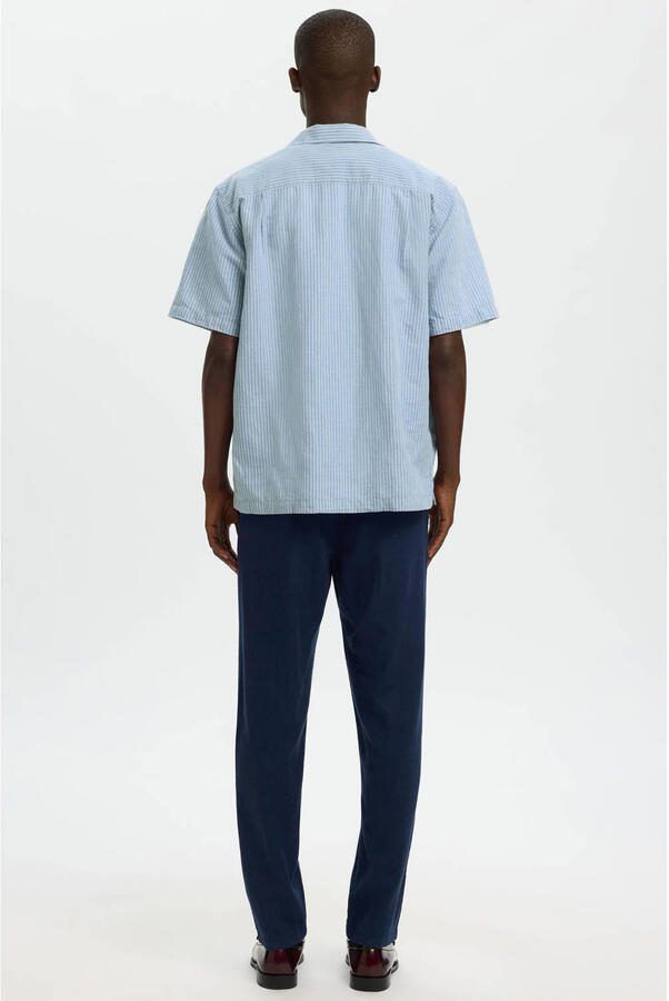 Selected Homme relaxed fit vrijetijdsoverhemd van mix van katoen en linnen model 'RLXCLAY' - Foto 2