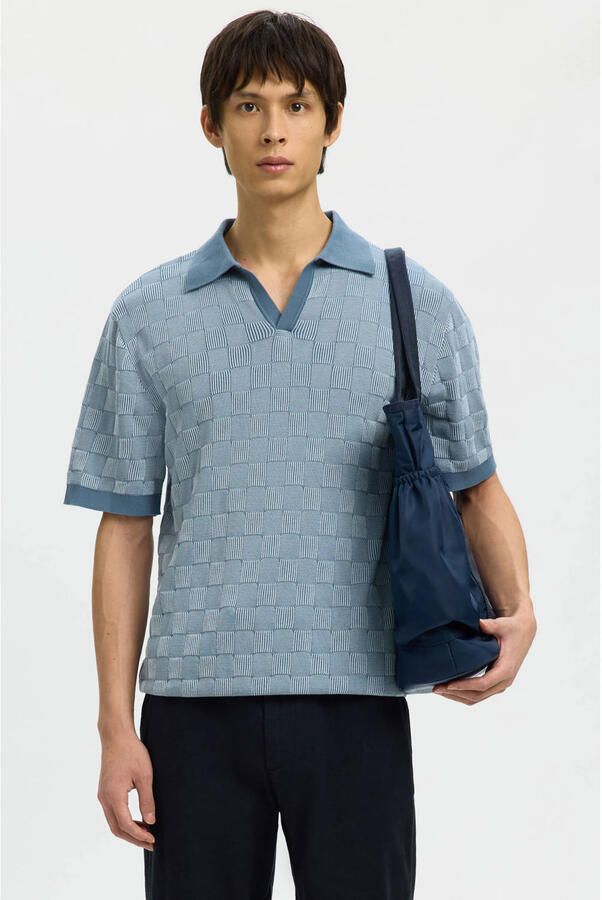 Selected Homme relaxed fit poloshirt van puur katoen model 'MILAS'