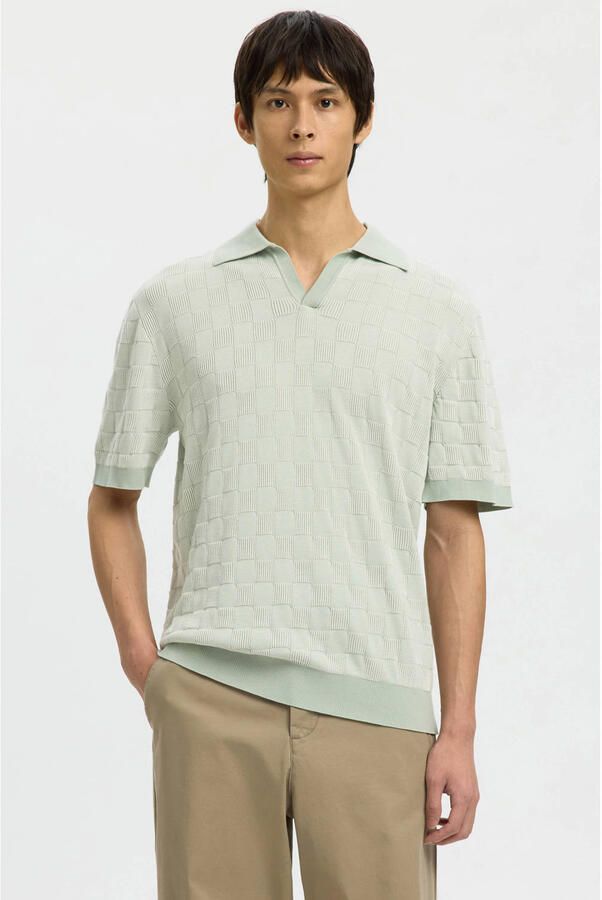 Selected Homme relaxed fit poloshirt van puur katoen model 'MILAS'