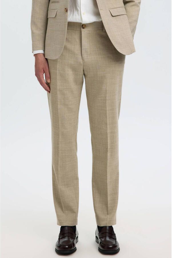 Selected Homme Slim fit pantalon met knoop- en ritssluiting model 'OASIS' - Foto 2