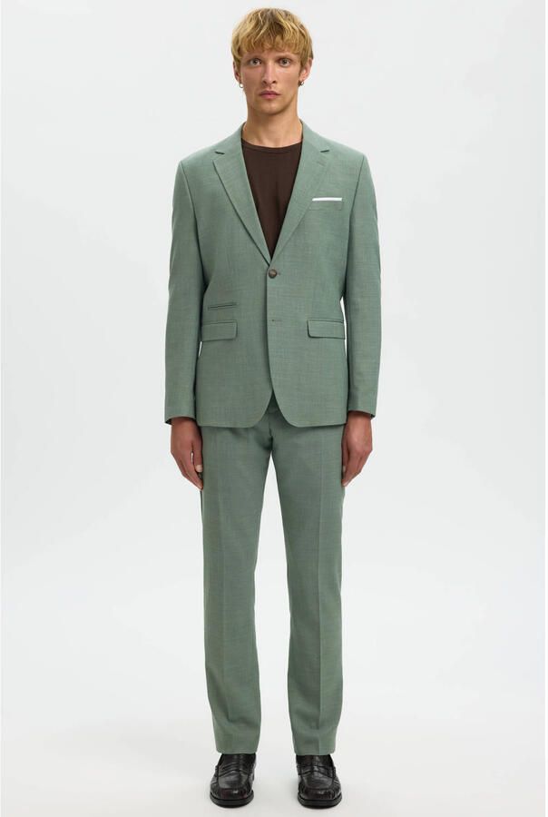 Selected Homme Slim fit pantalon met knoop- en ritssluiting model 'OASIS' - Foto 3