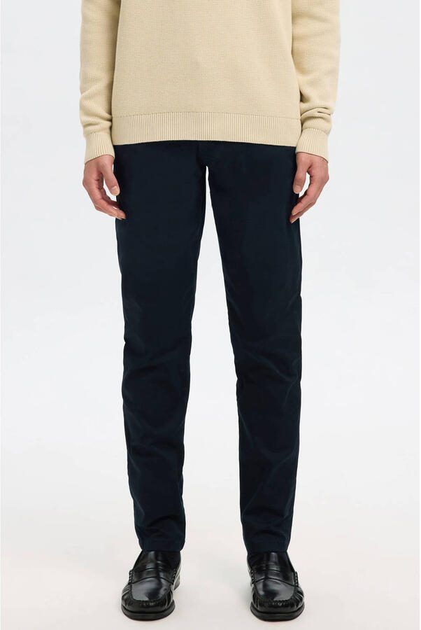 SELECTED HOMME Heren Broeken Slh175-slim New Miles Flex Pant Noos Donkerblauw - Foto 5