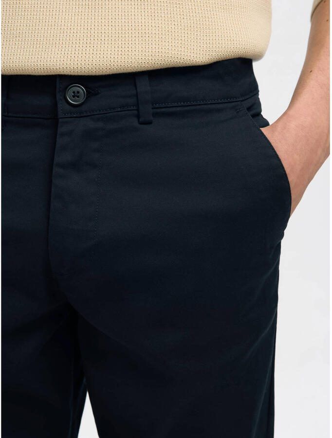 SELECTED HOMME Heren Broeken Slh175-slim New Miles Flex Pant Noos Donkerblauw - Foto 6