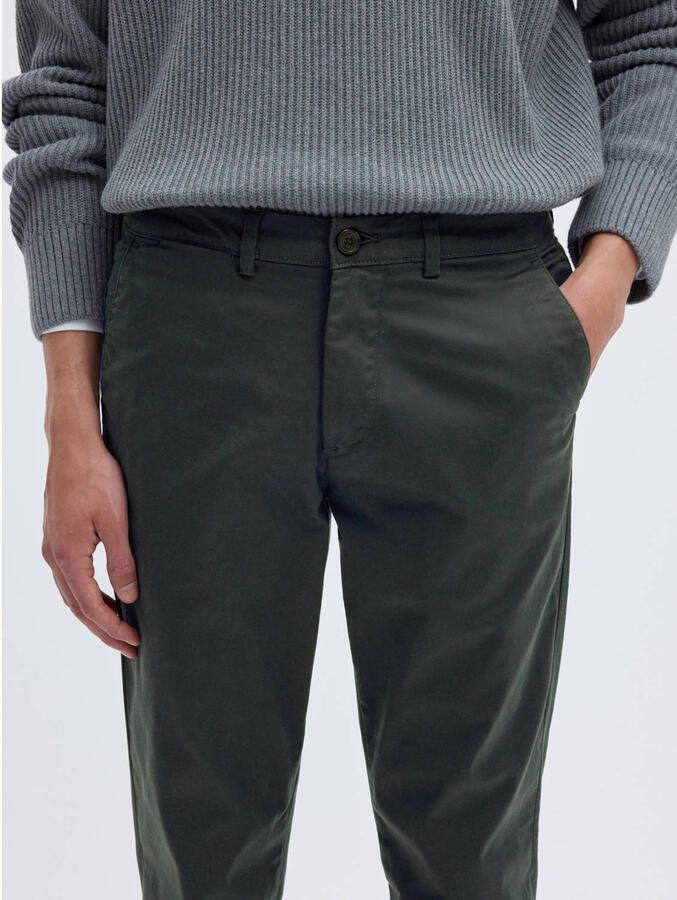 SELECTED HOMME Heren Broeken Slh175-slim New Miles Flex Pant Noos Grijs - Foto 6