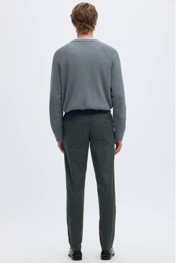 SELECTED HOMME Heren Broeken Slh175-slim New Miles Flex Pant Noos Grijs - Foto 7
