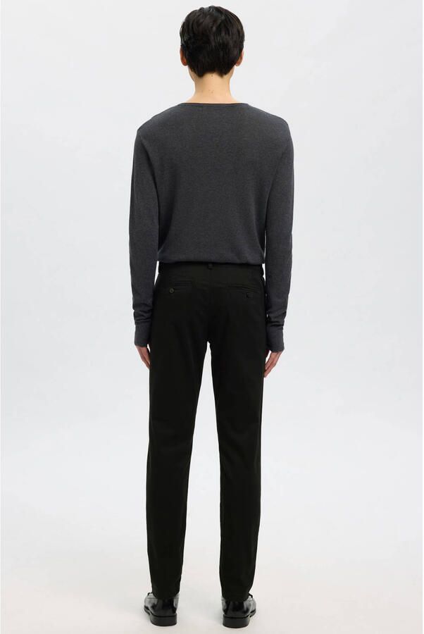 Selected Homme Broek Selected 175 New Miles Flex Black Heren